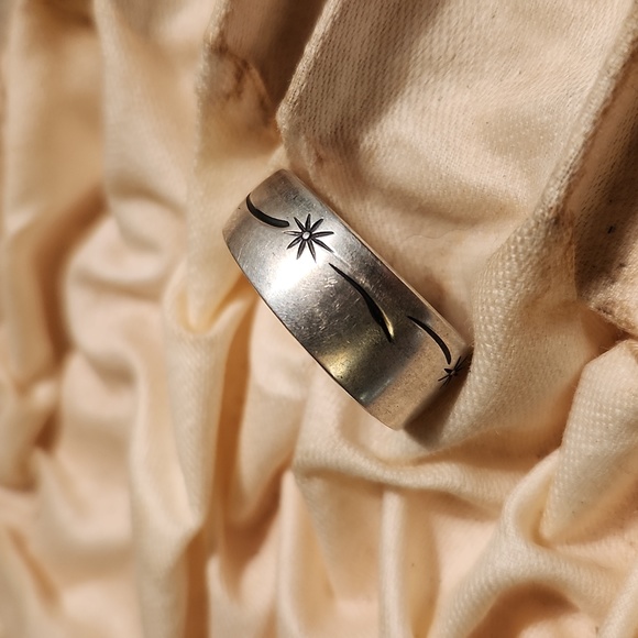 Artisan Made Antique Spoon Ring Sz 9 - Picture 1 of 8